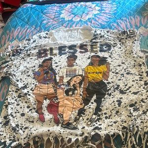 poc white and black shirt